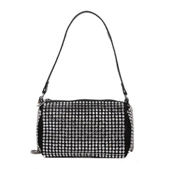 Diamonds High Women Handbag Soft Pu Leather Shoulder Bags