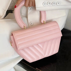 Women's Tote Bag PU Leather Handbag Shoulder Messenger Ins Bag