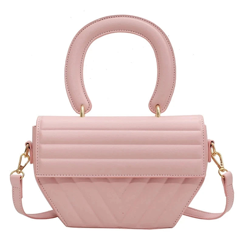 Women's Tote Bag PU Leather Handbag Shoulder Messenger Ins Bag