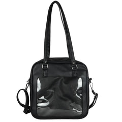 Clear PVC Window Crossbody Bag DIY Women Handbags