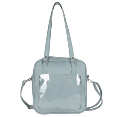 Clear PVC Window Crossbody Bag DIY Women Handbags
