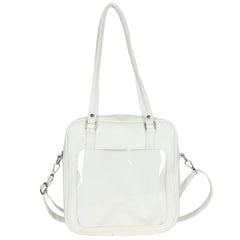 Clear PVC Window Crossbody Bag DIY Women Handbags