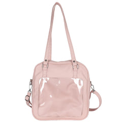 Clear PVC Window Crossbody Bag DIY Women Handbags