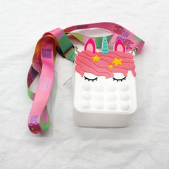 Silicone Bag Girl Zero Wallet Puzzle Press Decompression Jelly Purse