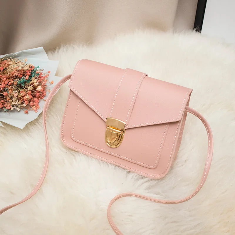 Small Crossbody Bags for Women Mini PU Leather Shoulder Messenger Bag Bolsas