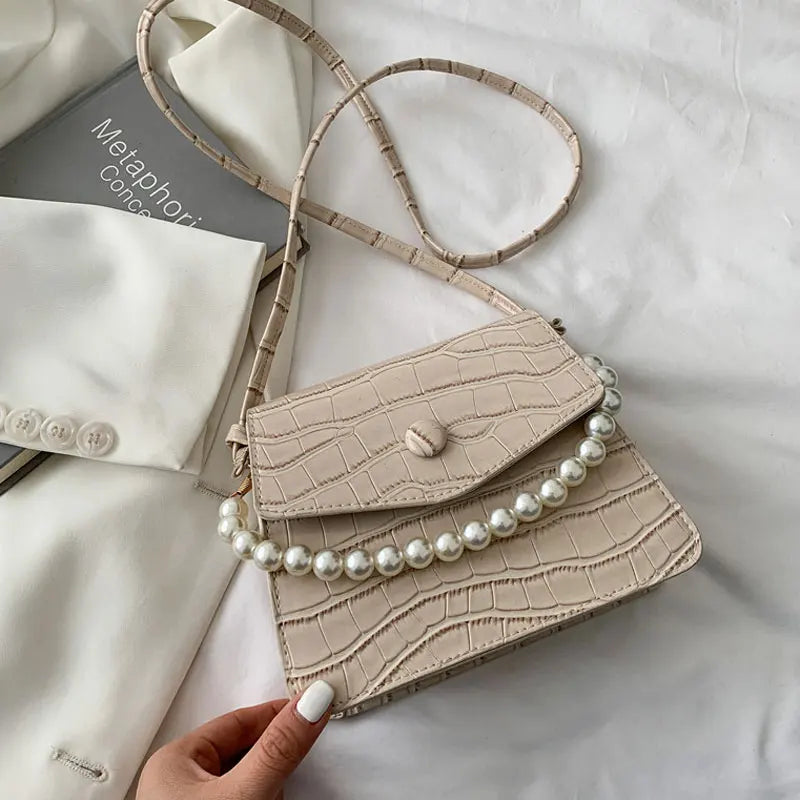 Square Handbags For Women Vintage Crossbody Bag