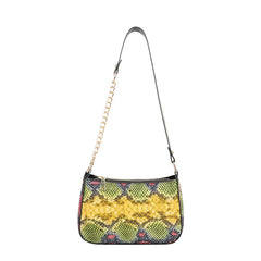 Stone Pattern Chain Shoulder Crossbody Bag