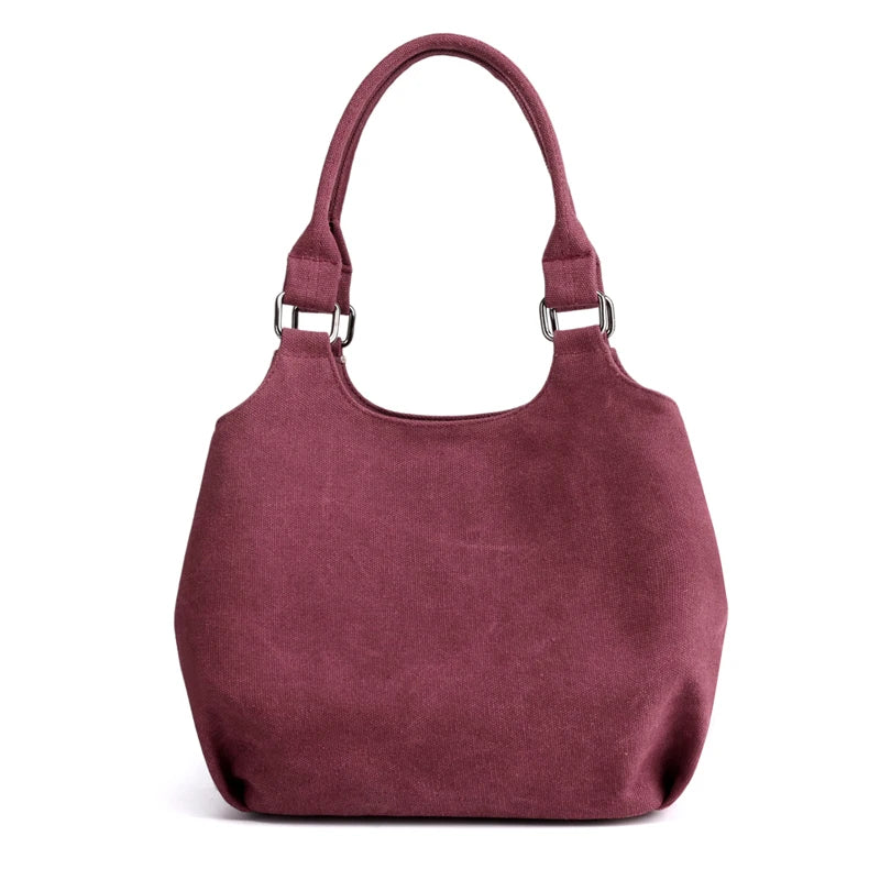 Vintage Canvas Messenger Bag Women Shoulder Bag Travel Girl Casual Bags