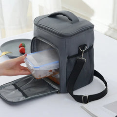 Waterproof Thermal Lunch Bag For Women Men Reusable Picnic Shoulder Bags