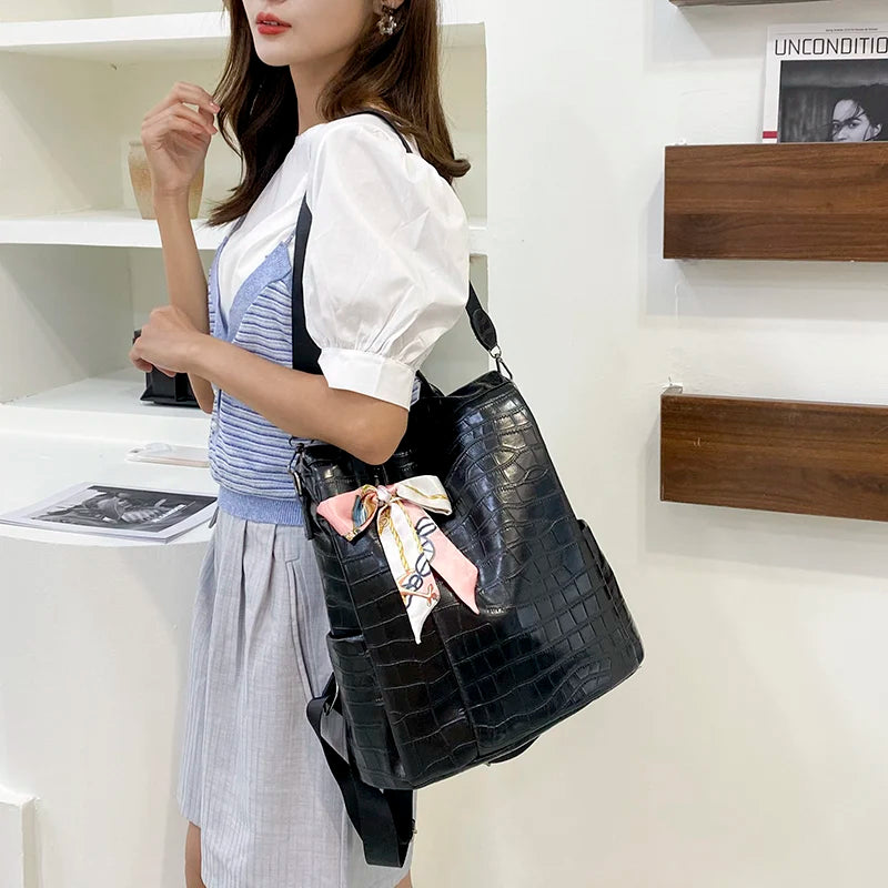 Women Backpack Large Capacity Rucksack Girls Anti Theft Mochila
