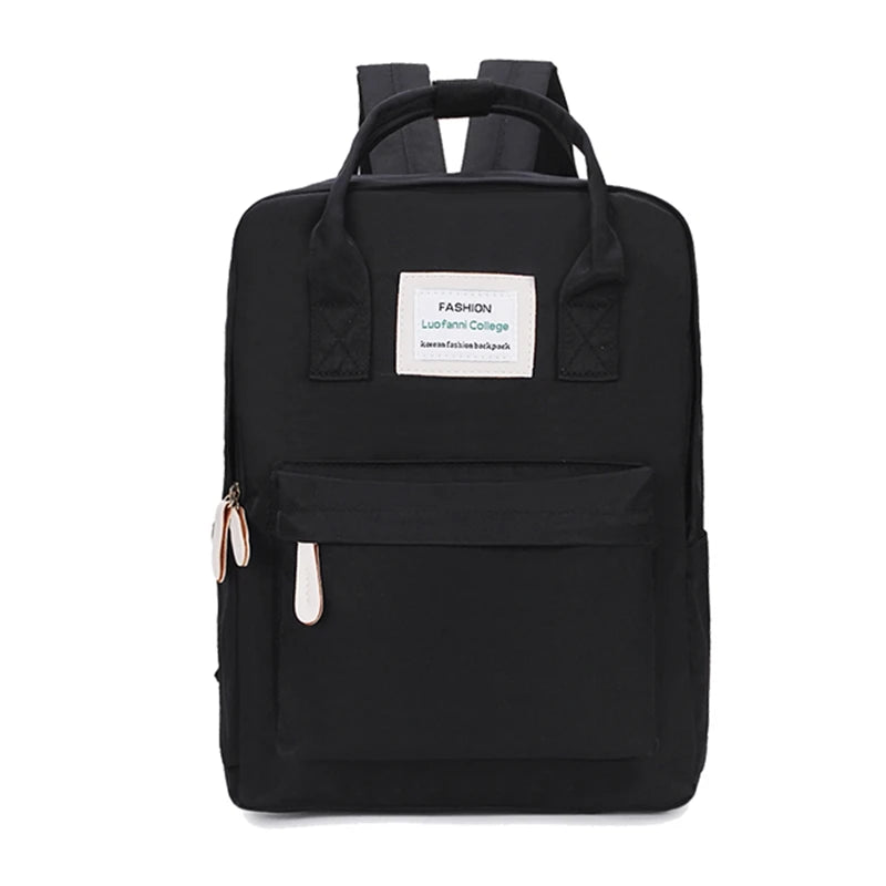 Waterproof Canvas Travel Backpack for Teenagers Girls