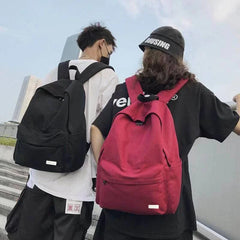 Oversized Hip Hop Canvas Backpack Harajuku Shoulder Bag
