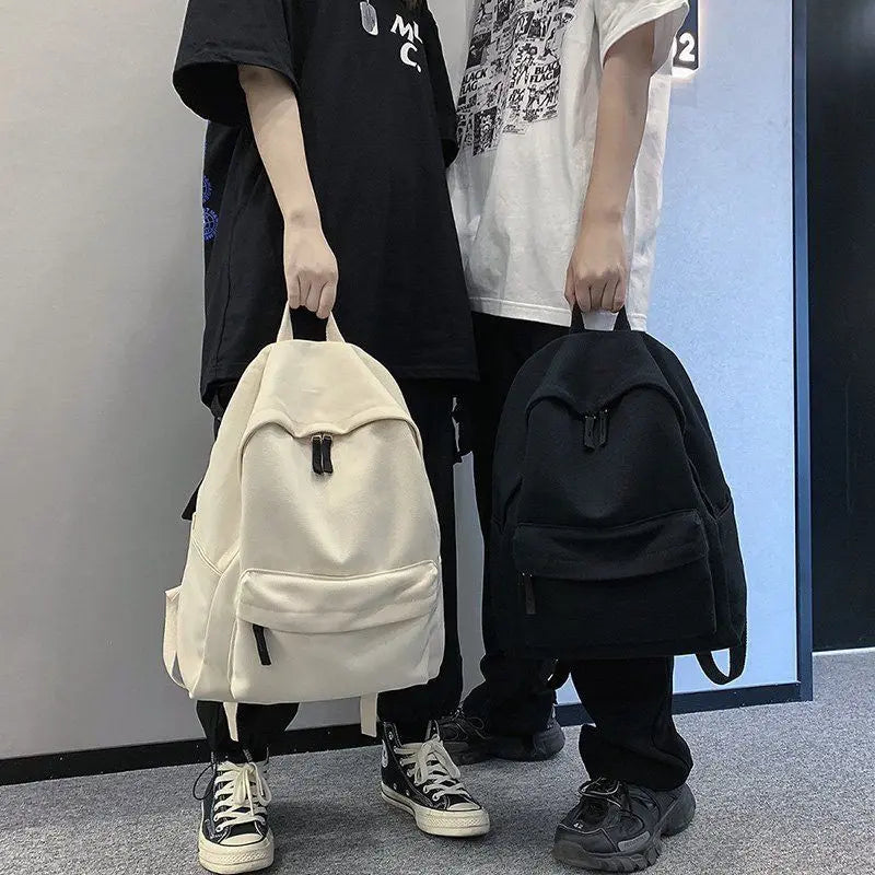 Oversized Hip Hop Canvas Backpack Harajuku Shoulder Bag