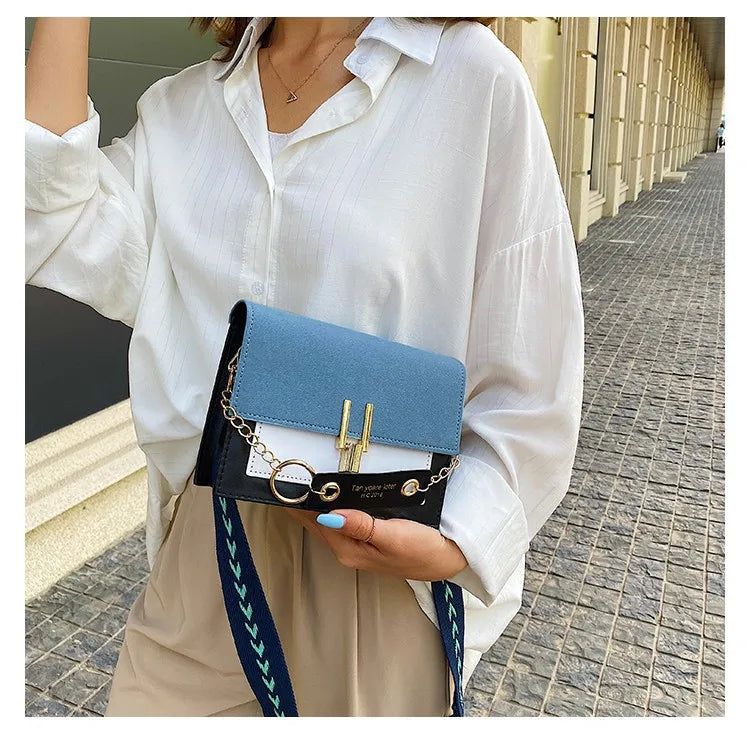 Nubuck Leather Shoulder Bag for Women