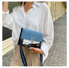Nubuck Leather Shoulder Bag for Women