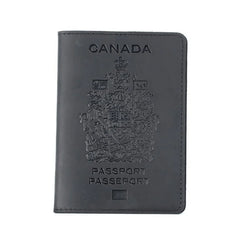 Canada Leather Passport Cover - Holder Case Protector