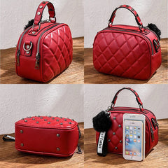 Rivet Handbags Travel Bag Mini Leather Crossbody Bags for Women