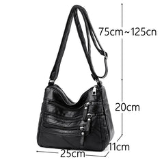 Women's PU Leather Shoulderbag Crossbody Handbag