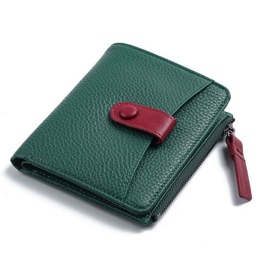Hot Leather Wallet Female Famous Wallet Case Cow Leather Purse