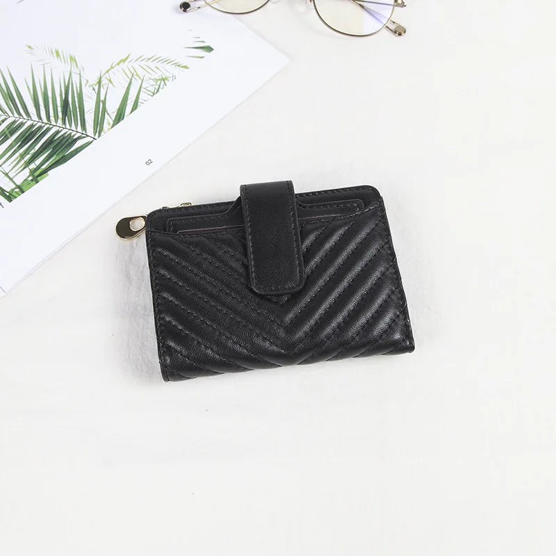 Hot Leather Wallet Female Famous Wallet Case Sheepskin Purse