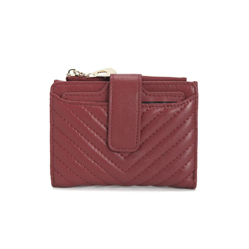 Hot Leather Wallet Female Famous Wallet Case Sheepskin Purse