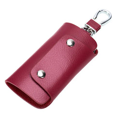 Leather Key Holder Case Wallet Keychain Men Women