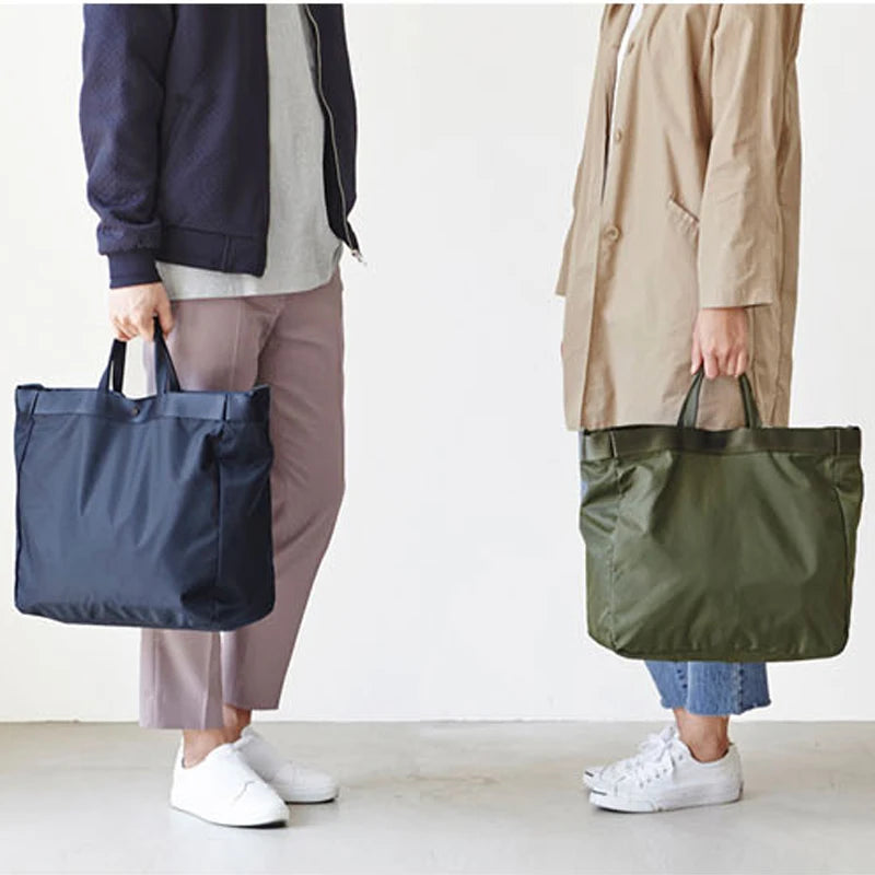 Korea Large Bag Shoulder Bag for Men Crossbody Waterproof Nylon Travel Totes