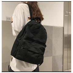High Capacity Travel Backpack Laptop Canvas Women Backpack Female Schoolbag