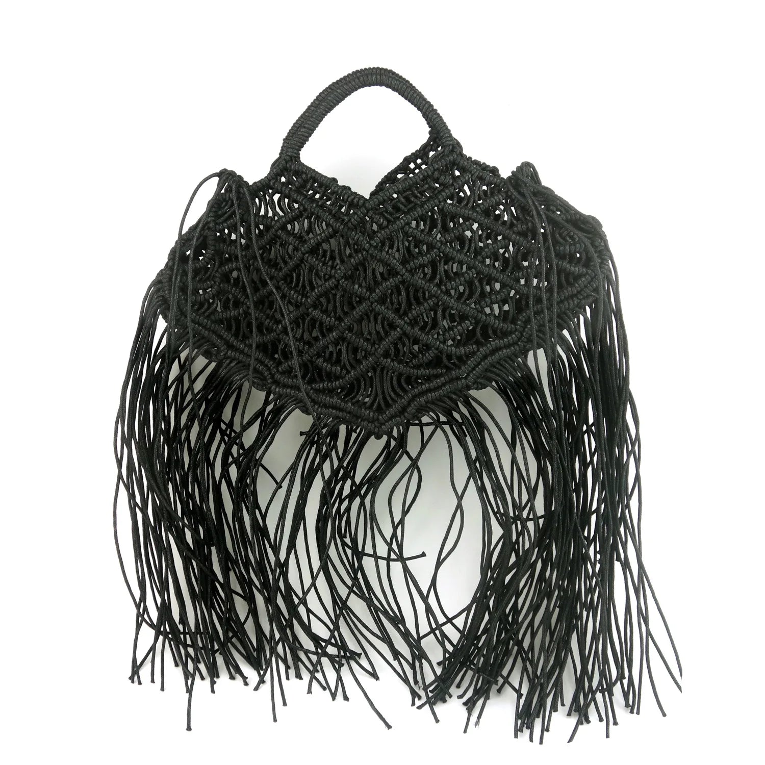 Bohemian Tassel Handbag Large Capacity Beach Shoulder Bag
