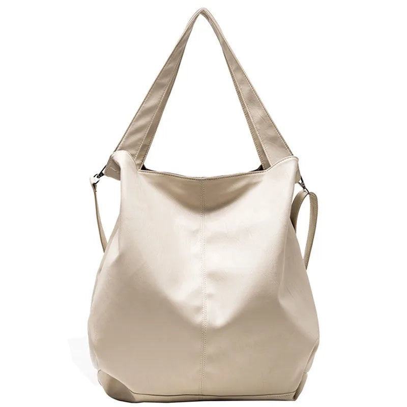 Leather Lady Shoulder Bag Shopper Tote Retro Handbags