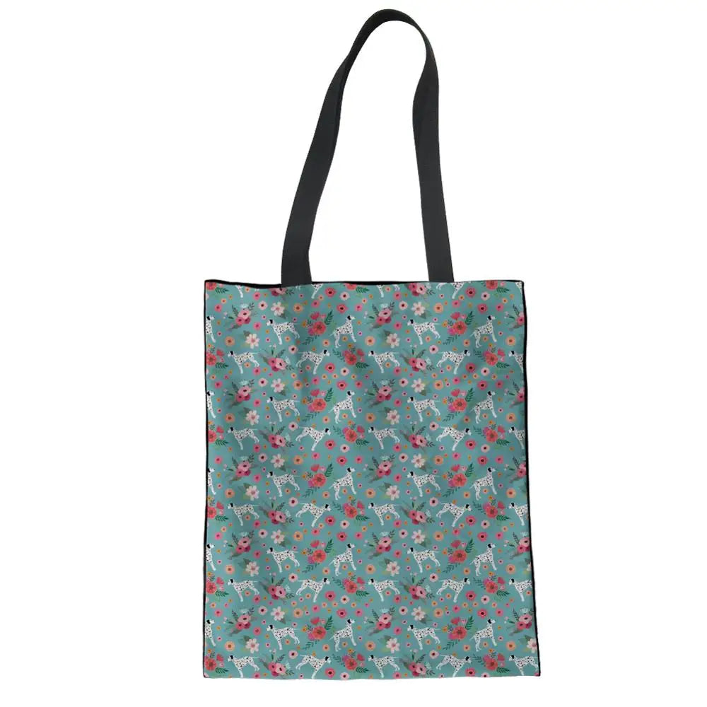 Floral Paint Canvas Pouch Women Handbag Girl Shoulder Bag