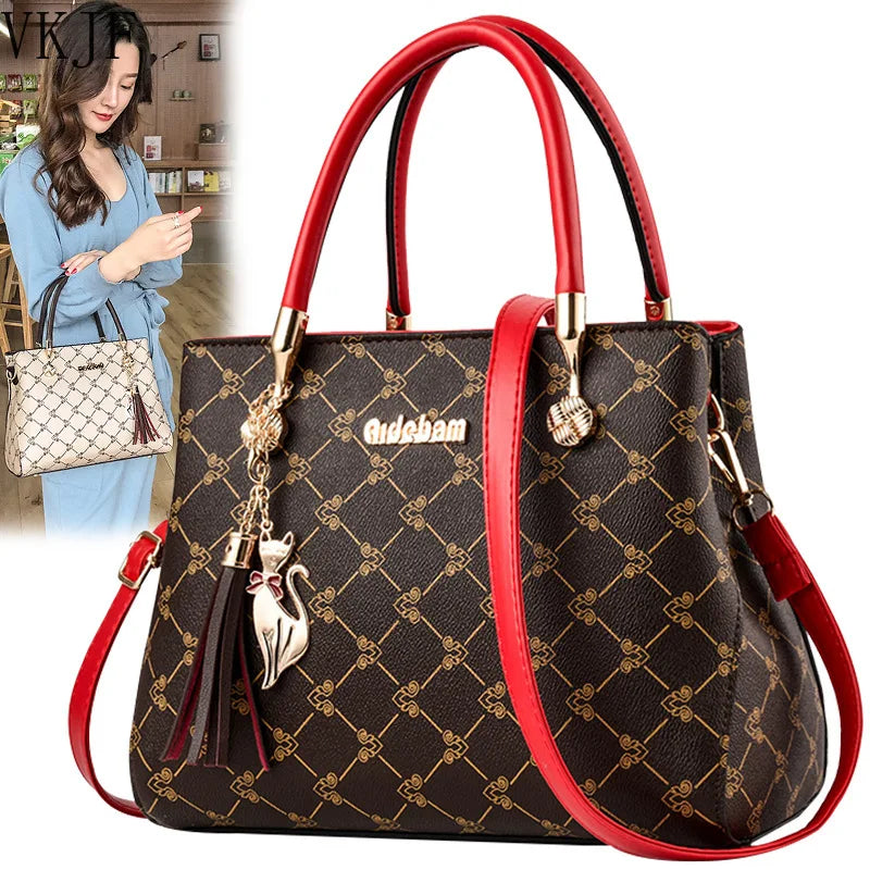 Women Leather Handbag Shoulder Bag Sac A Main for Ladies