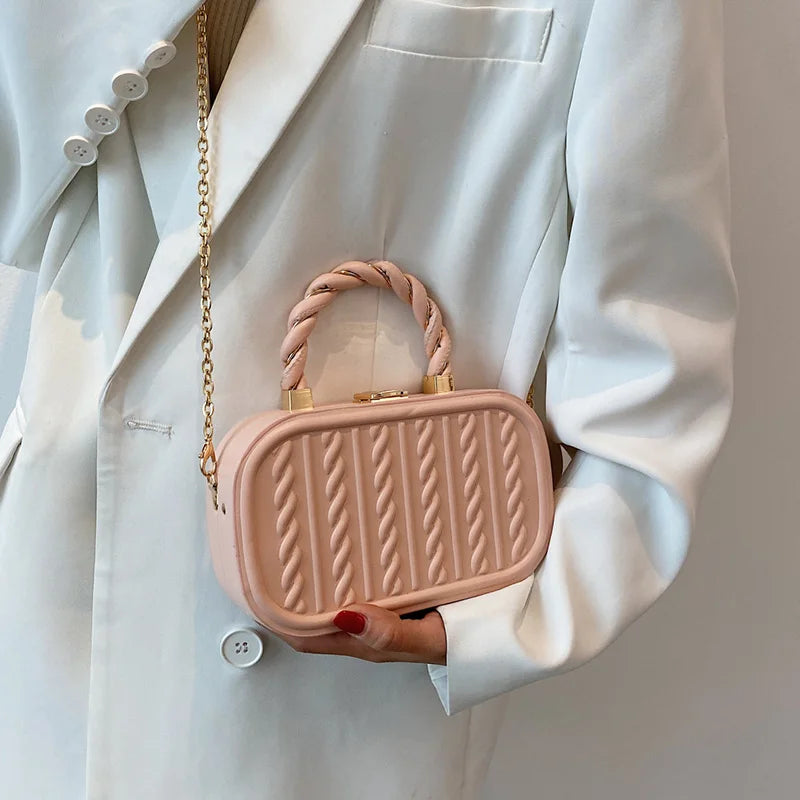 Women Small Box Bags Chain Crossbody Bag Ladies Purses and Handbag