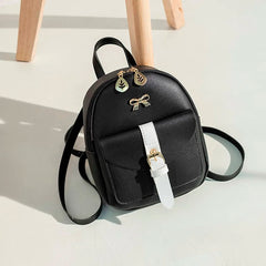 Mini Cartoon backpack dual-use small diagonal cross bag PU leather knapsack