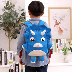 3D Triceratops School Bags for Boys Girls Animals Children Bags Toddler Kids Sch