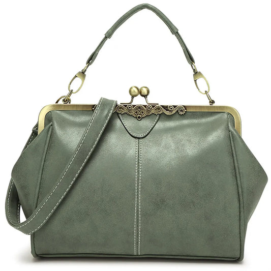 Winter Women Shoulder Bag Nubuck Leather Handbag Vintage Women Bag