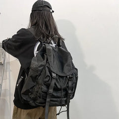 Waterproof Nylon Drawstring Backpack for Men