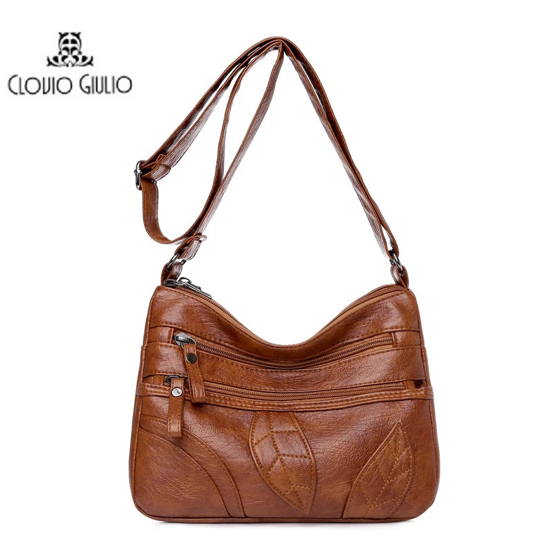 Casual Women Shoulder Bag Solid Messenger Bag Shopping Handbag