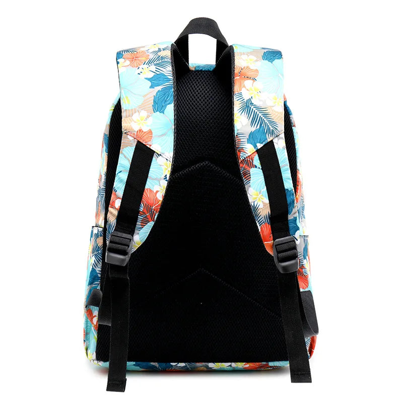 Kids Waterproof Nylon Shoulder Bag Girls School Backpack