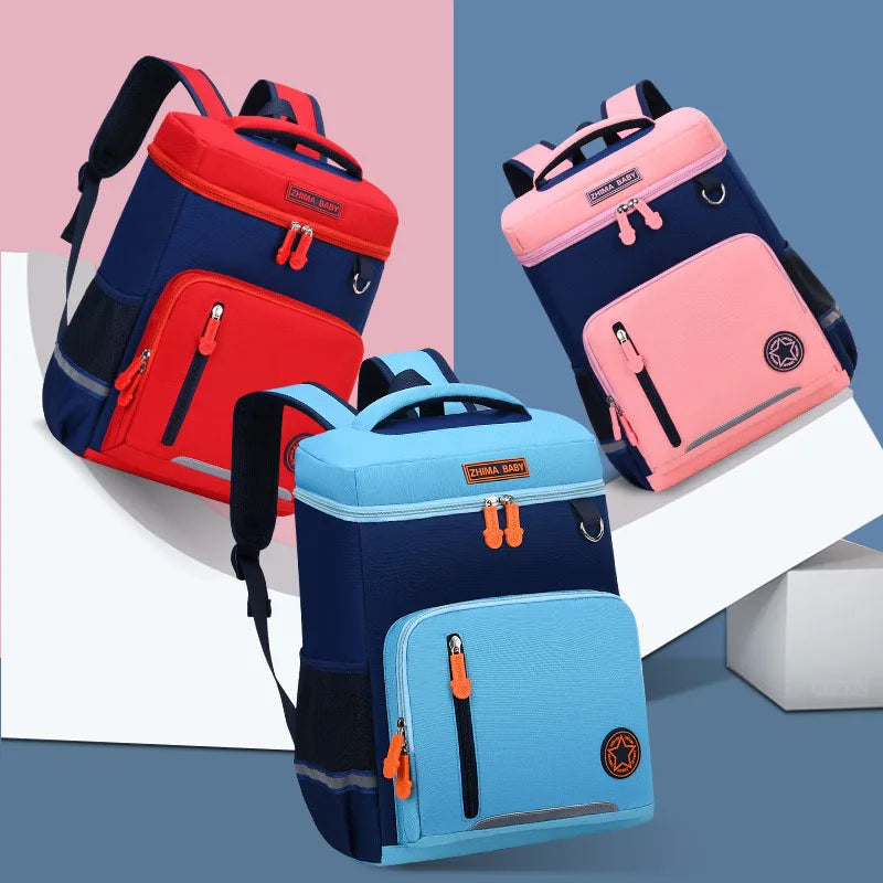 Kids Waterproof Orthopedic School Backpack
