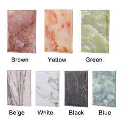Colorful Marble Style Passport Cover Holder