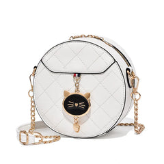 Cat Women Handbags Small Round Crossbody Messenger Bag Trending Bag