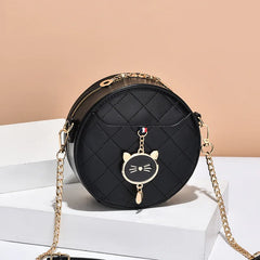 Cat Women Handbags Small Round Crossbody Messenger Bag Trending Bag