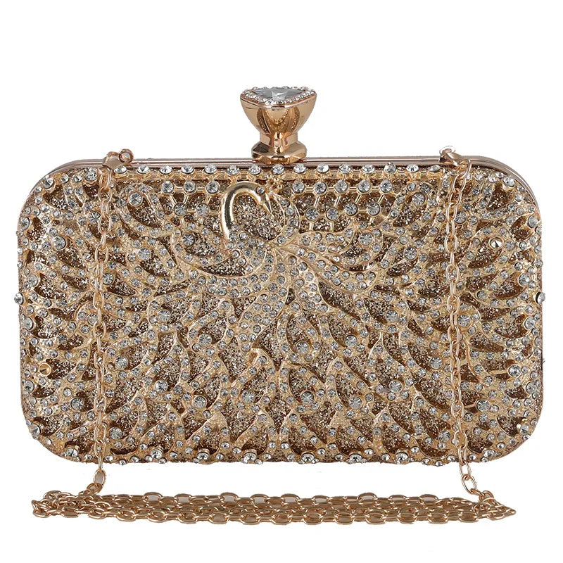 Crystal Evening Bag Diamond Wedding Clutch Purse