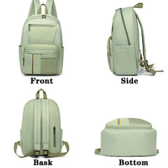 Waterproof Nylon Women Backpack Multi-pocket Laptop Unisex Travel Bag