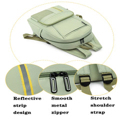 Waterproof Nylon Women Backpack Multi-pocket Laptop Unisex Travel Bag