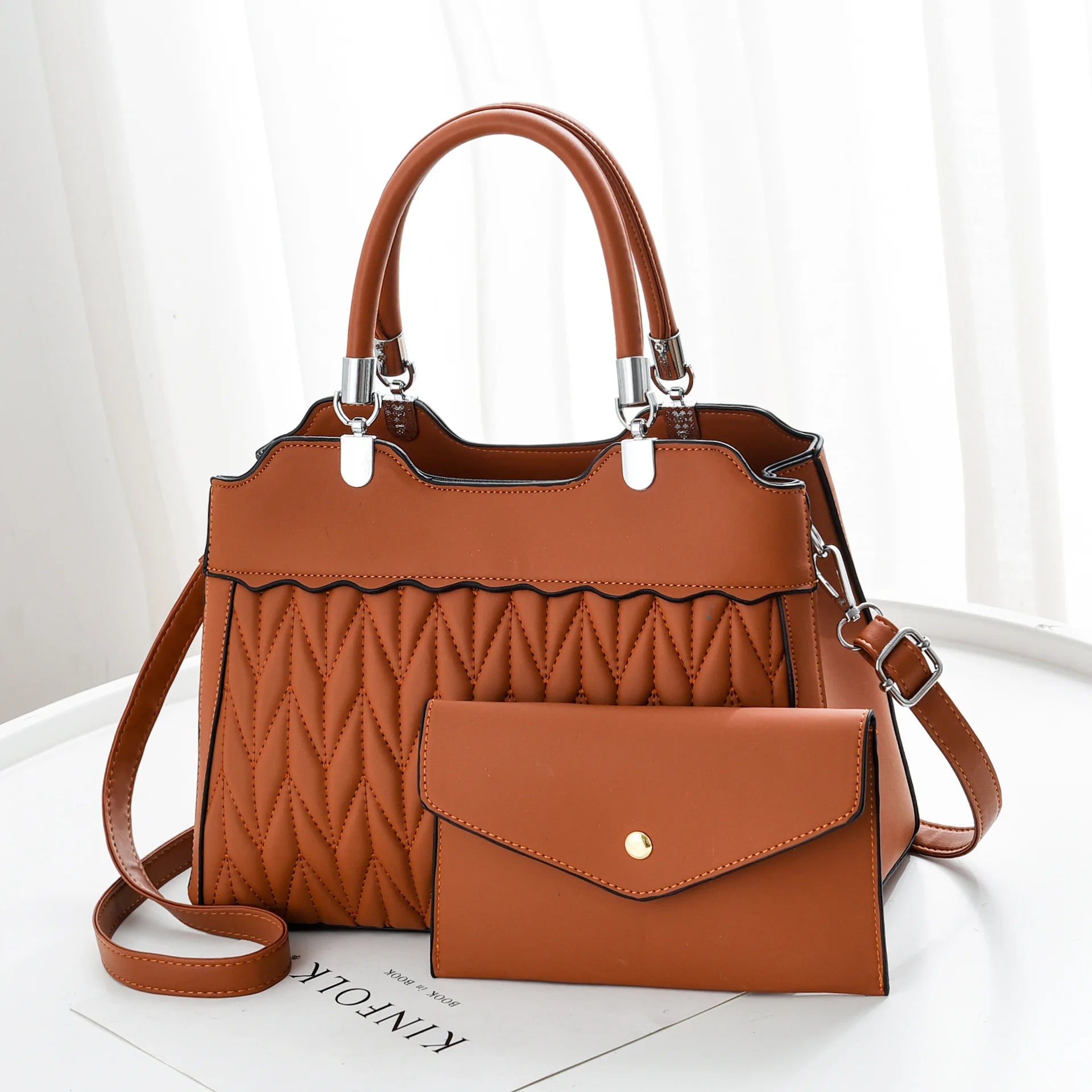 Embroidered Letters Picture Mother Bag Shoulder Messenger Hand-held L