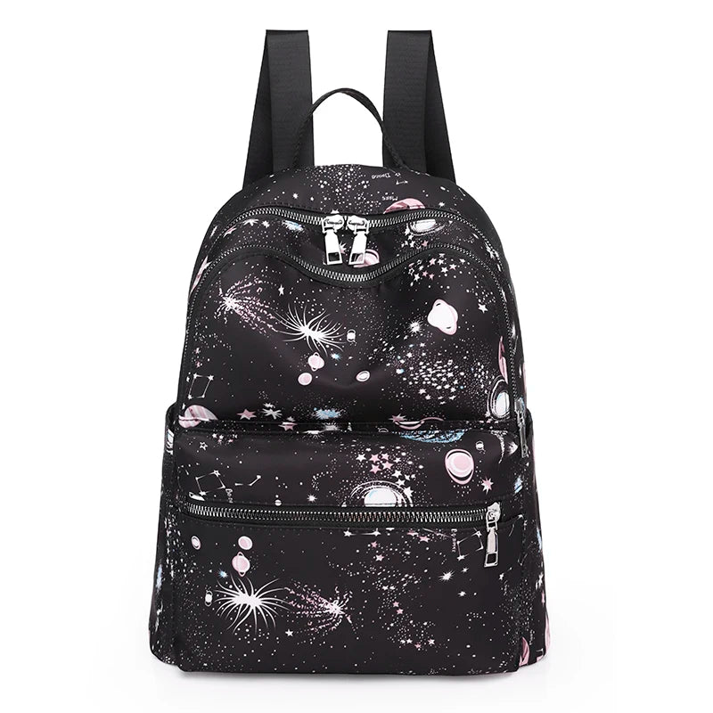 Women Shoulder Bag Oxford Cloth School Bag For Teenage Girl