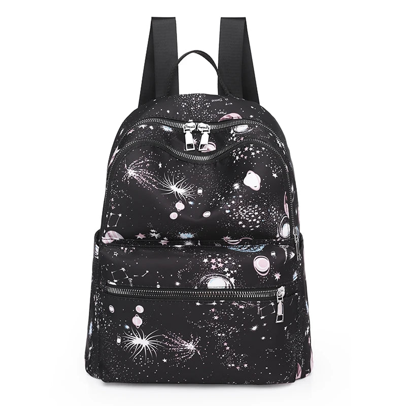 Women Shoulder Bag Oxford Cloth School Bag For Teenage Girl