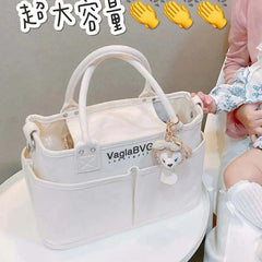 Canvas Tote Bag High-Capacity Shoulder Handbag Girls Small Fresh